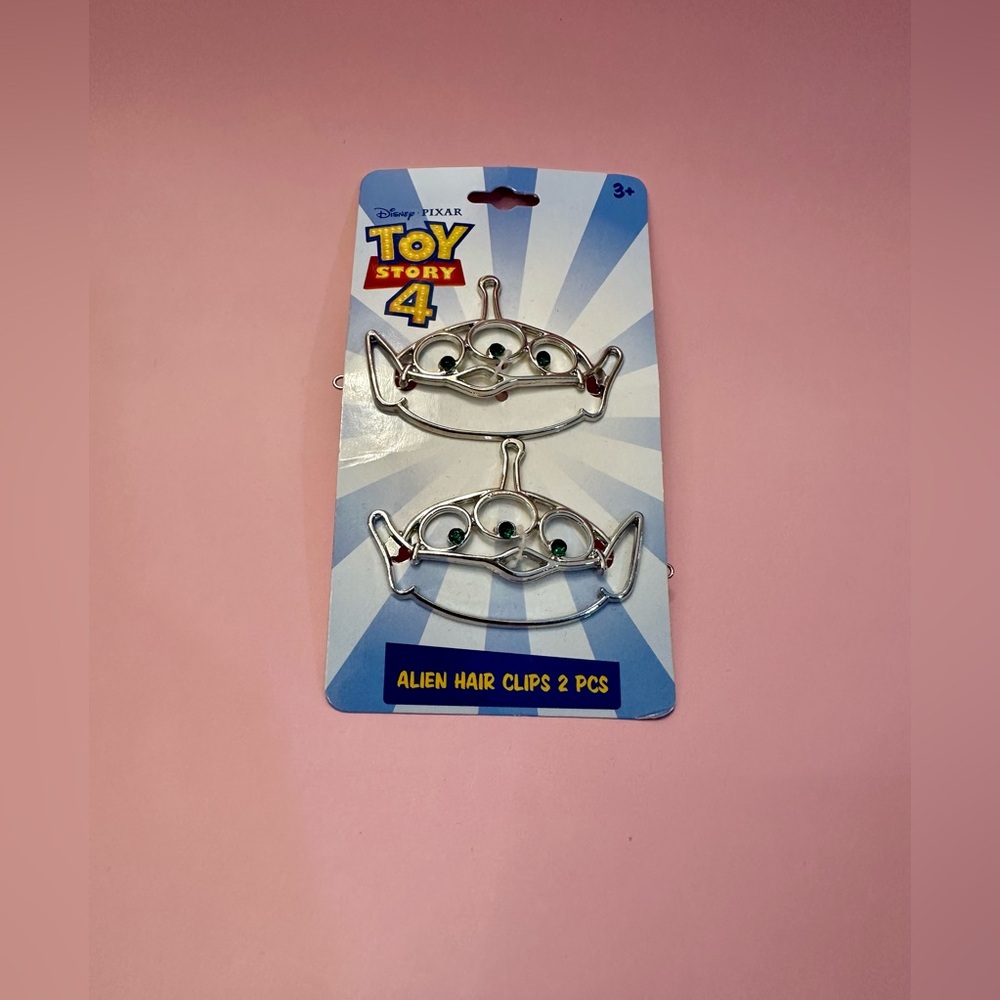 Disney Toy Story 4 Alien Hair Clips - Silver